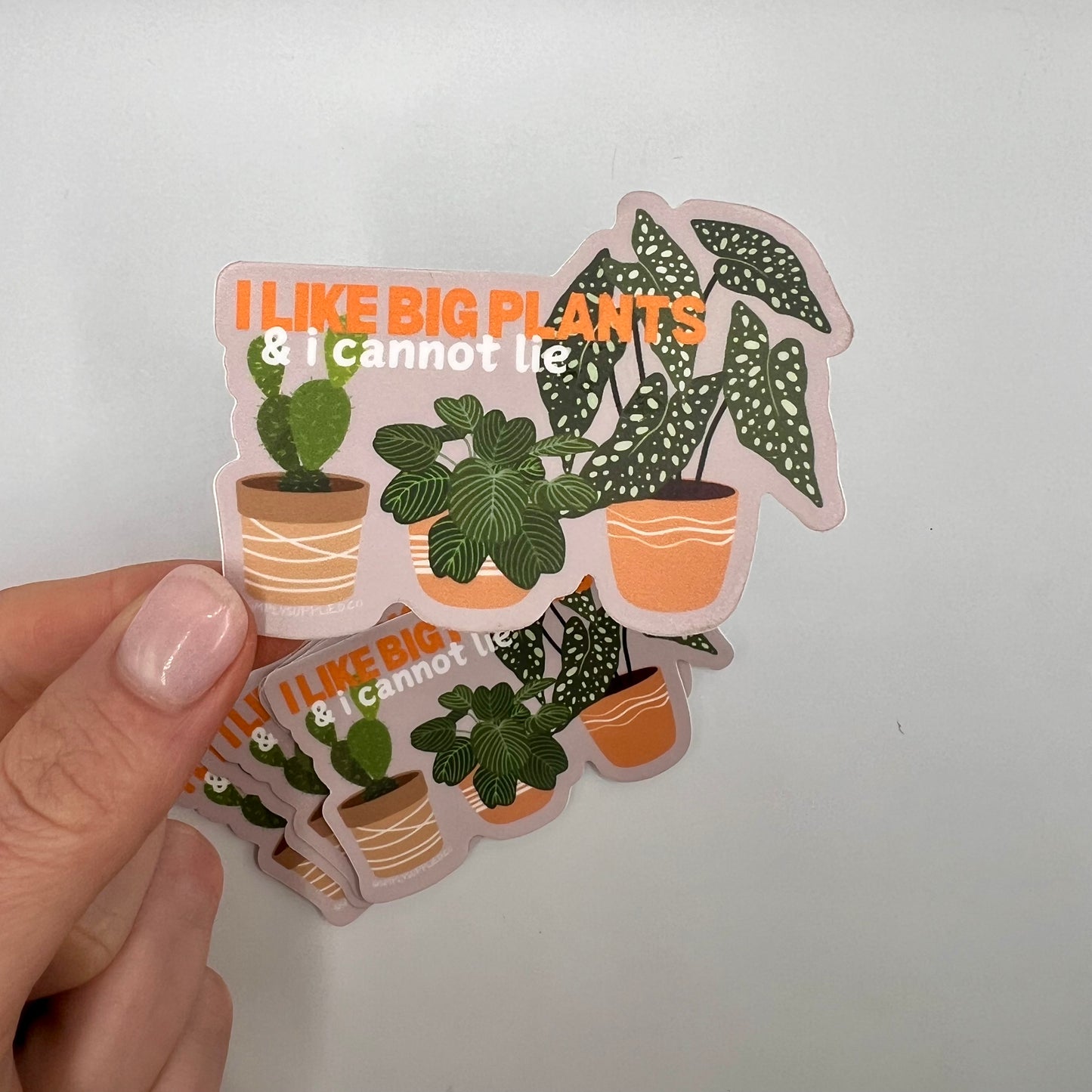 "I Like Big Plants & I cannot Lie" Sticker