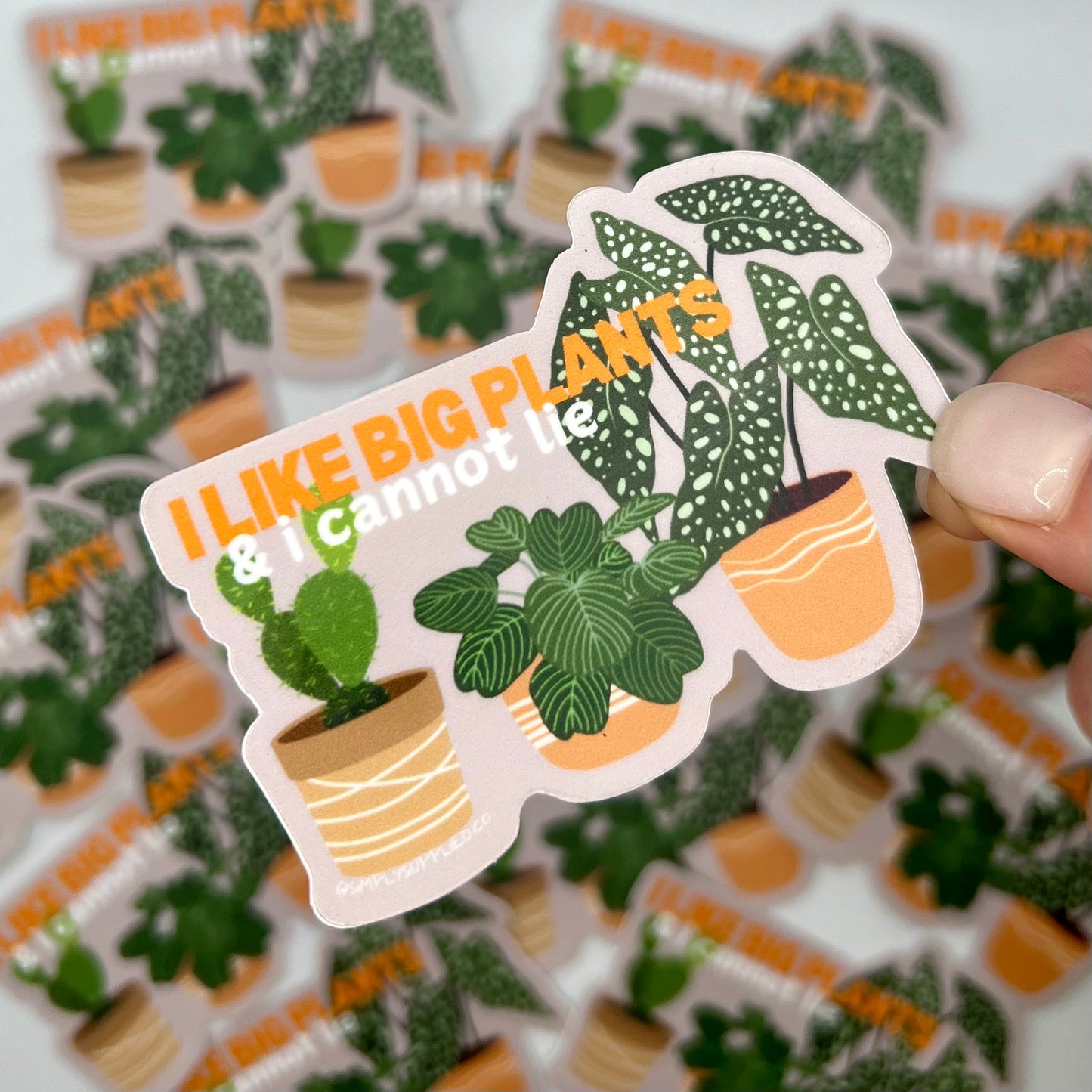 "I Like Big Plants & I cannot Lie" Sticker