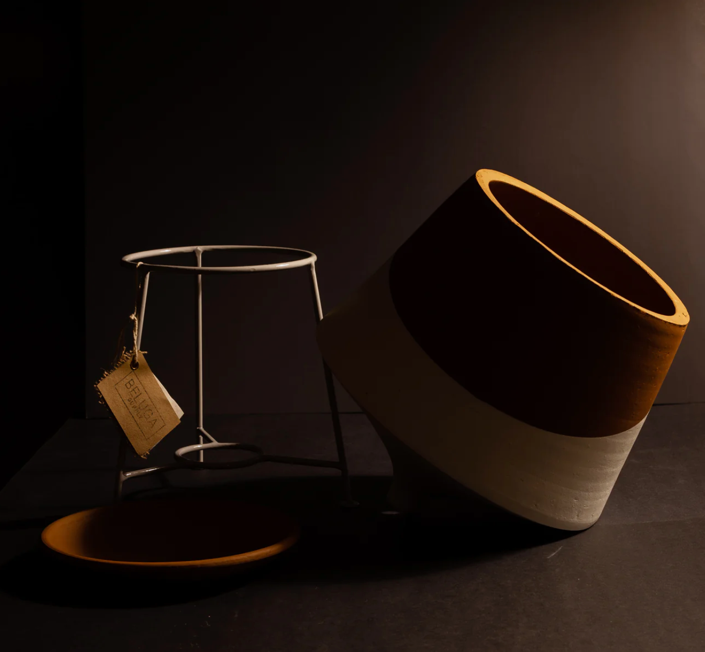 Ponder Pot - Oversized and Mini Sizes - Modern Terracotta