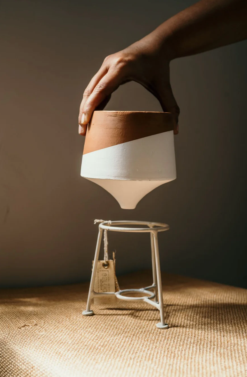 Ponder Pot - Oversized and Mini Sizes - Modern Terracotta