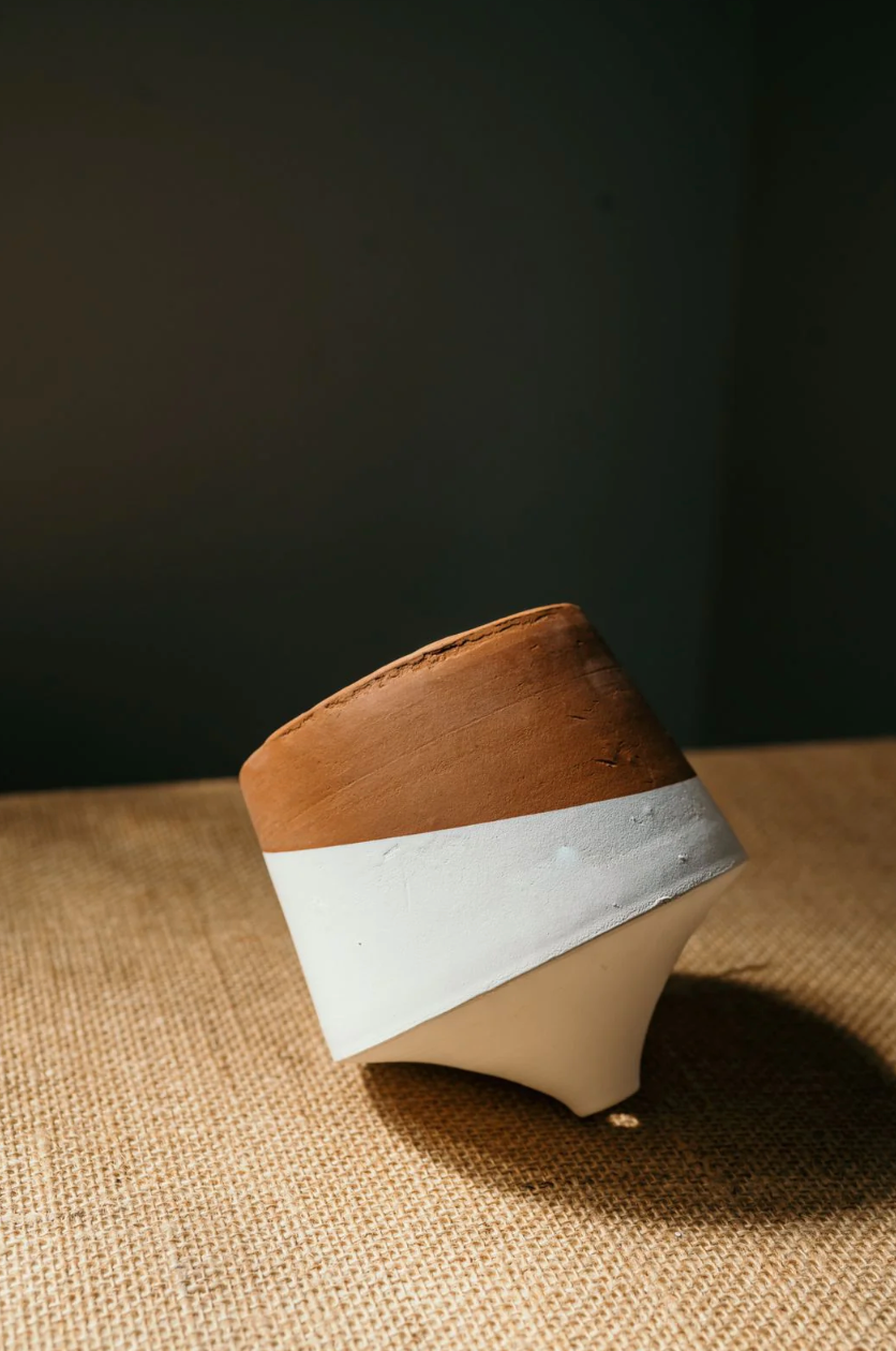 Ponder Pot - Oversized and Mini Sizes - Modern Terracotta