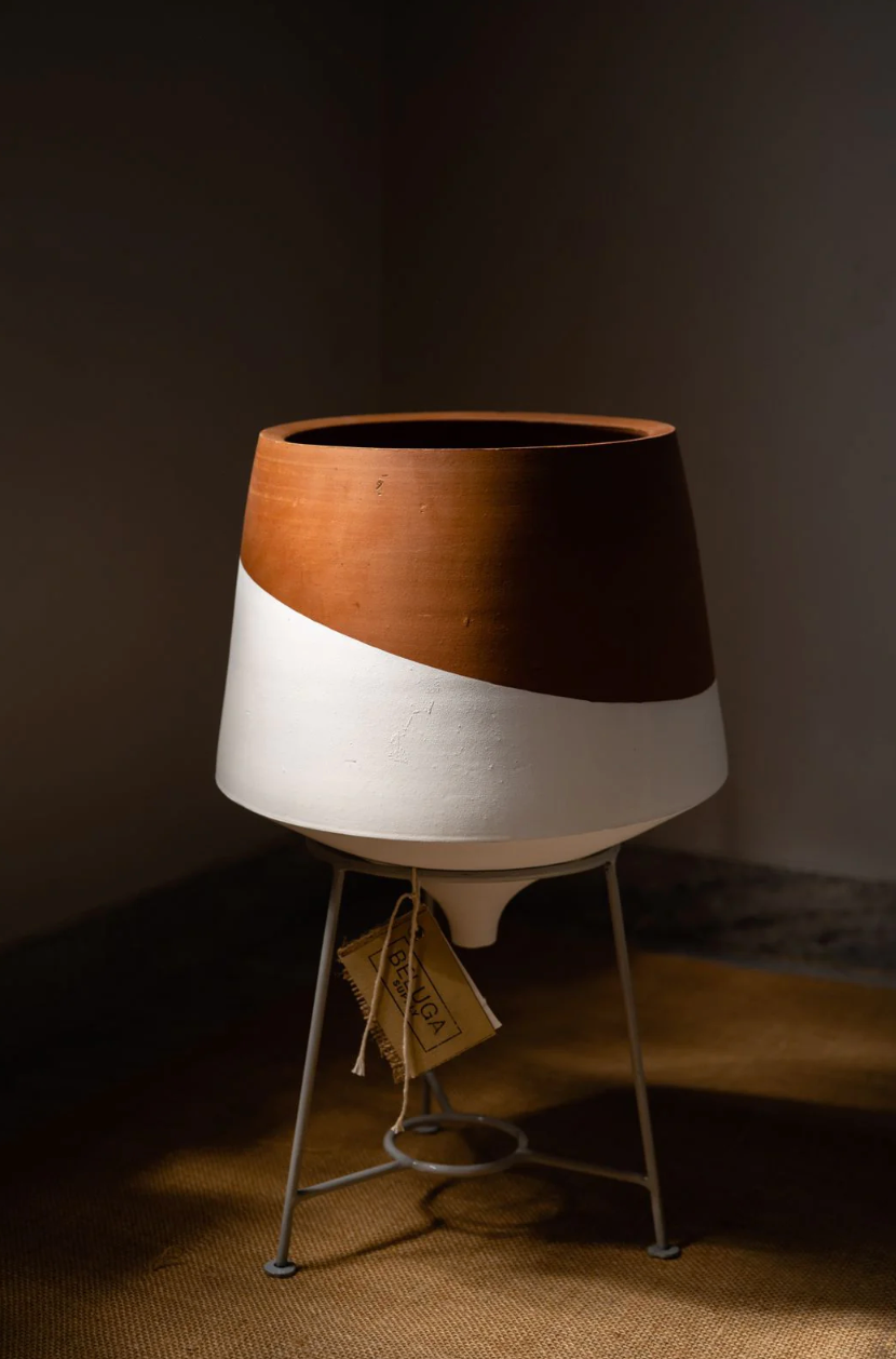 Ponder Pot - Oversized and Mini Sizes - Modern Terracotta