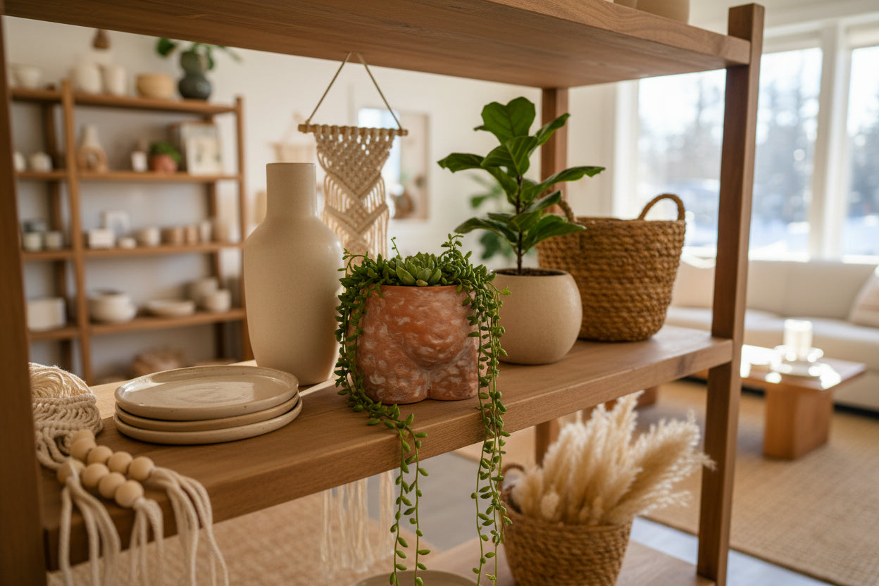 Terracotta Dimpled Butt Planter | Cacti, Succulent Pot | 5" Bohemian Home Decor