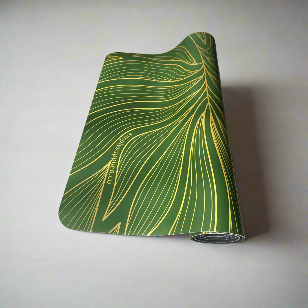 Luxury Yoga Mat | Non-Slip Coconut PU | Fitness Mat