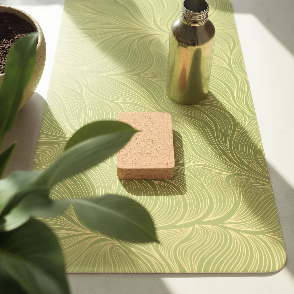 Luxury Yoga Mat | Non-Slip Coconut PU | Fitness Mat