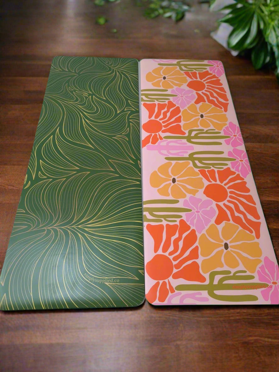 Luxury Yoga Mat | Non-Slip Coconut PU | Fitness Mat