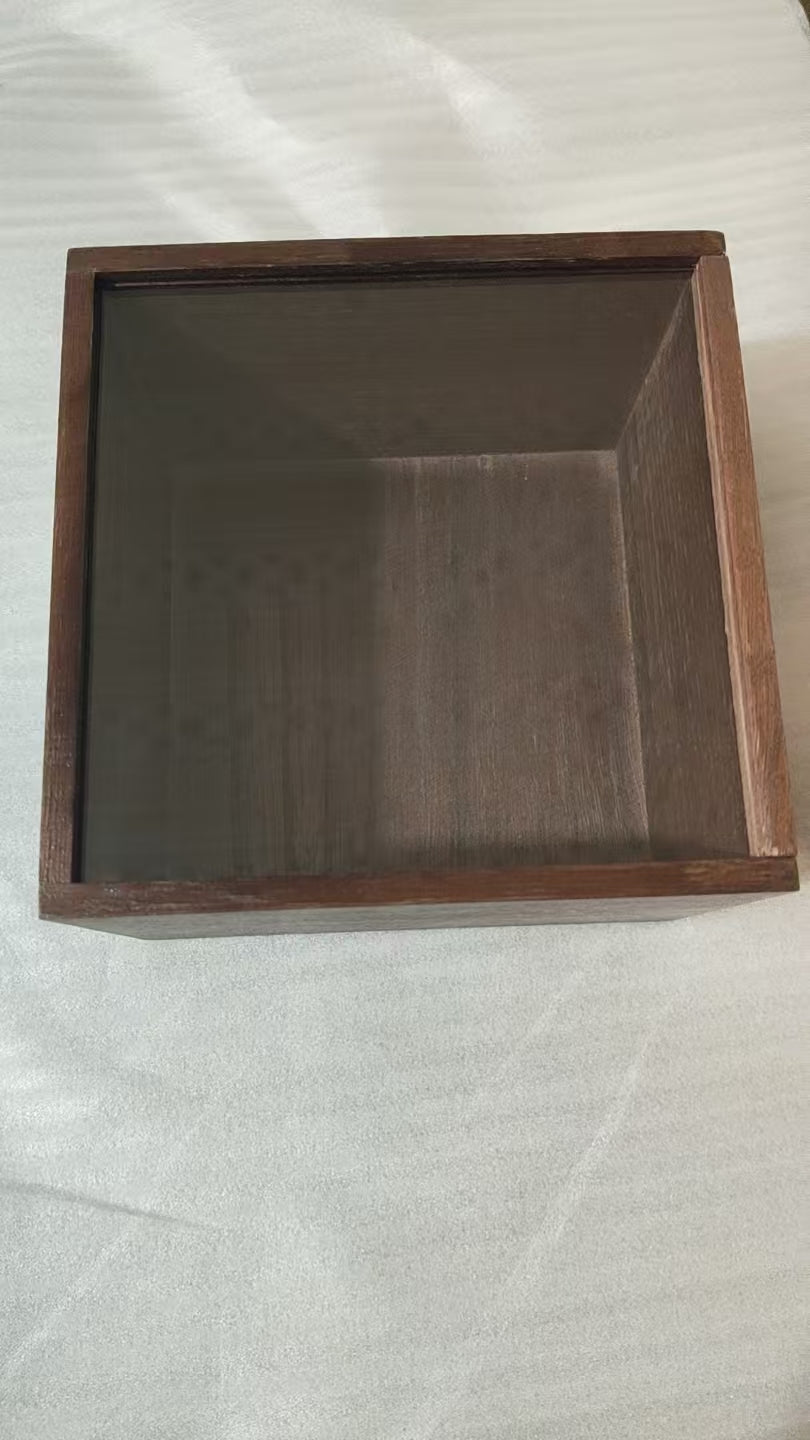 Engraved Wooden Gift Box for Men – Rustic Flag Design | Perfect for Groomsmen, Dad, or Outdoor Gift Sets | Simply Supplied Co