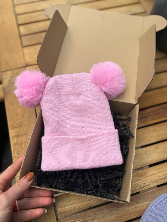 Toddler Pom Pom Beanie