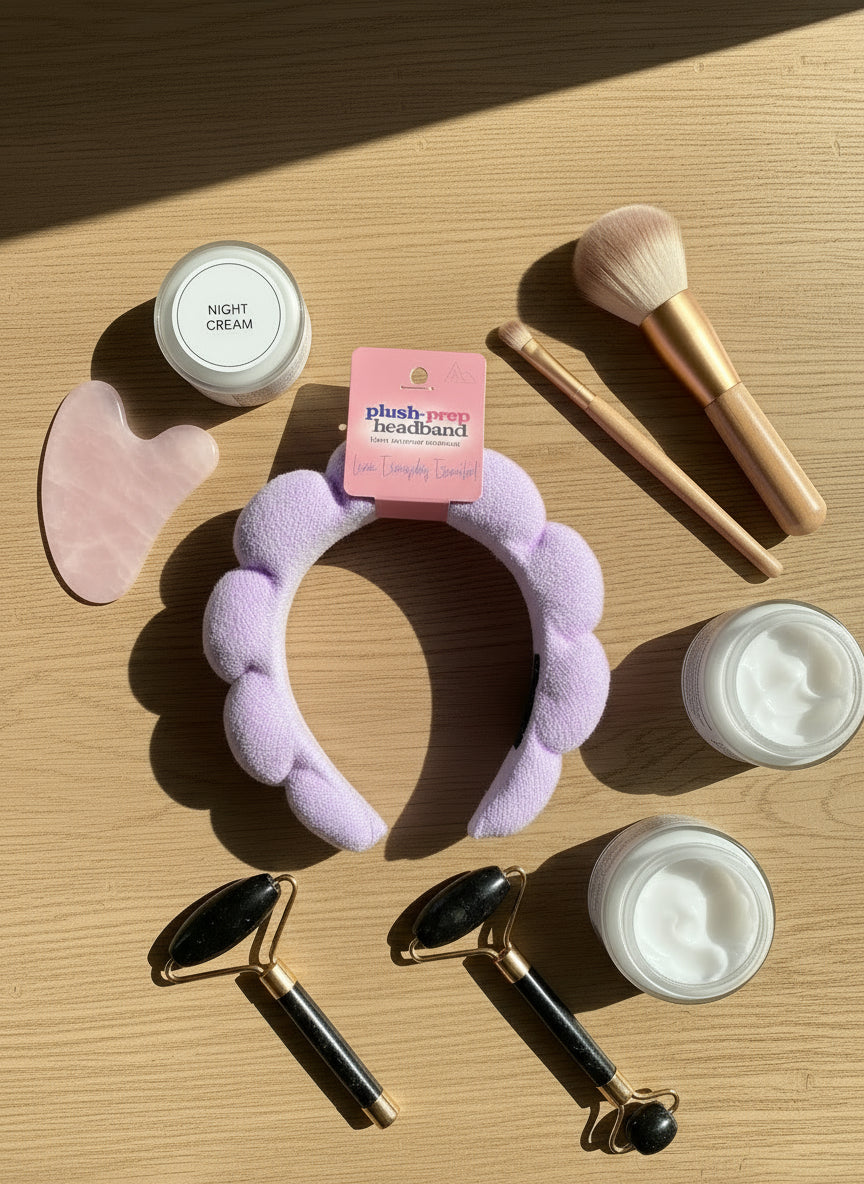 Puff Headband | Makeup Routine | Stocking Stuffer Gift