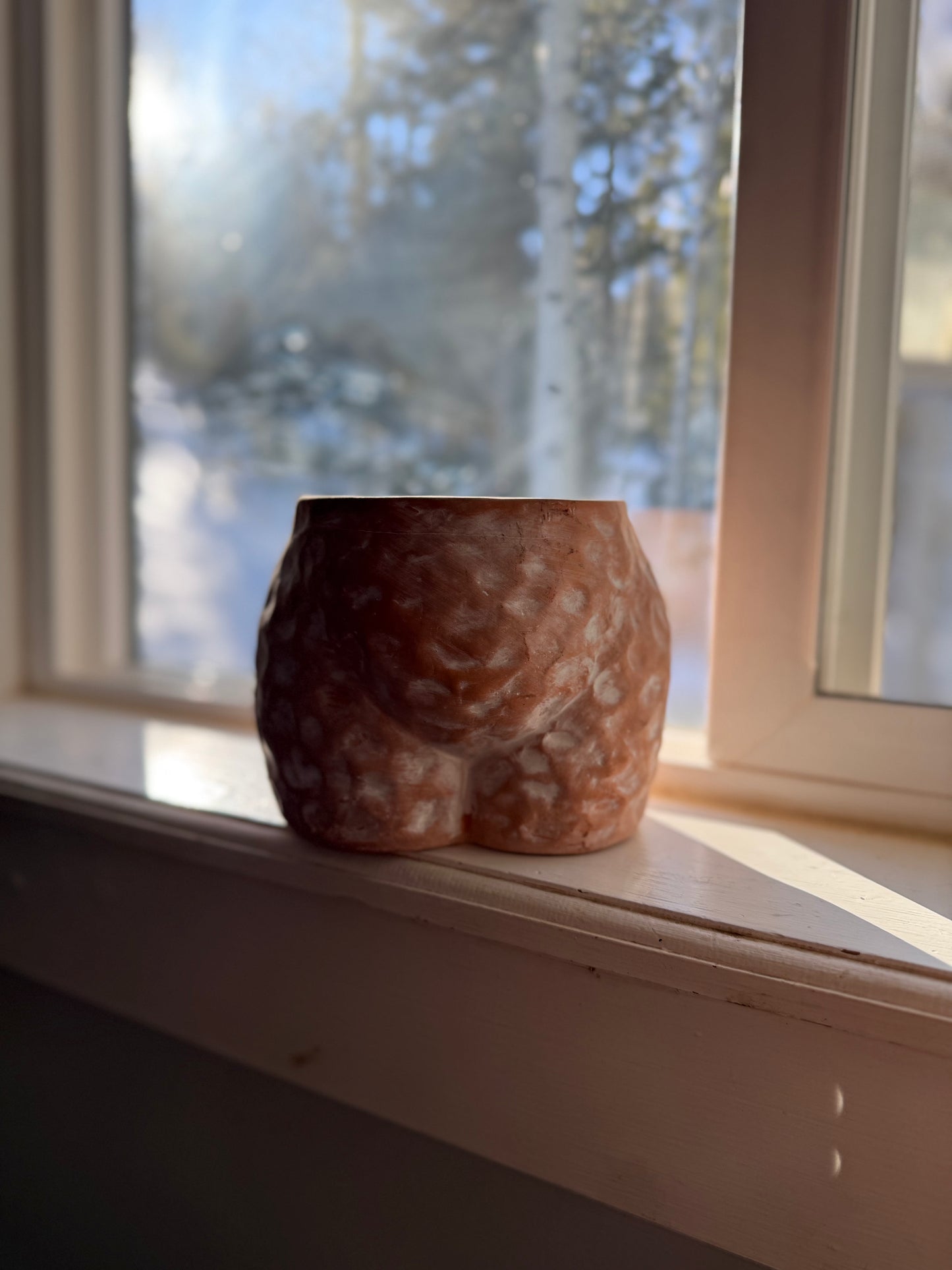 Dimbled Butt Planter - Body Positive - 6" Terracotta Art
