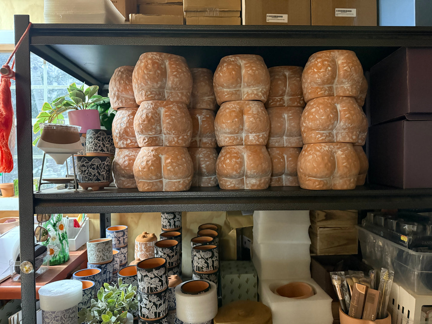 Terracotta Dimpled Butt Planter | Cacti, Succulent Pot | 5" Bohemian Home Decor