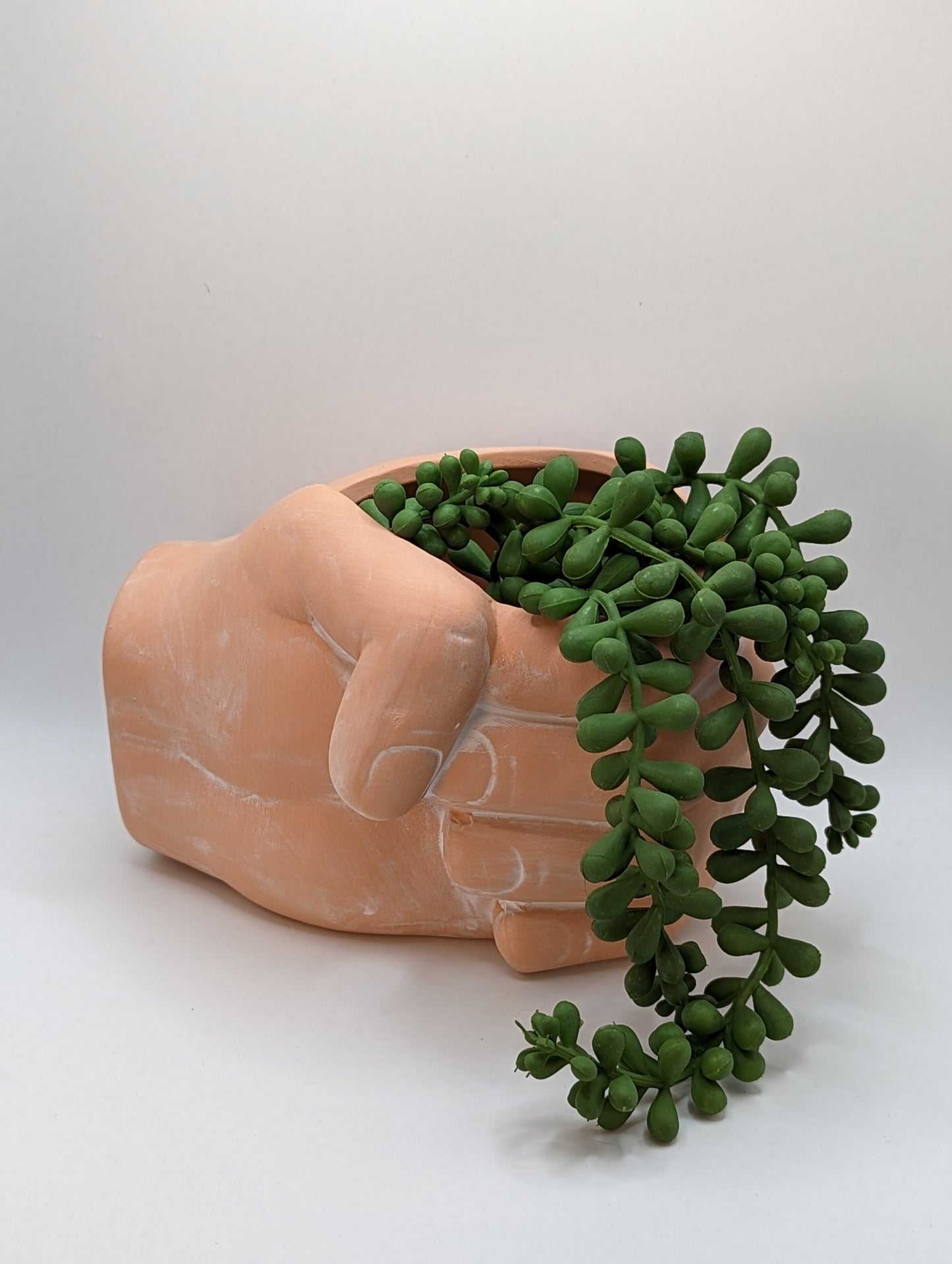 Face + Fist Bundle | Set of 2 Terracotta Planters