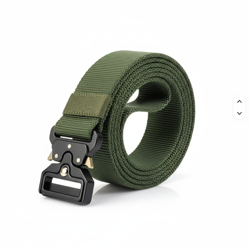Tactical Belt| Heavy-Duty Men’s Belt w/ Quick-Release Buckle | Adjustable Military-Style Belt | Durable Gift for Hunters, Dads, Men
