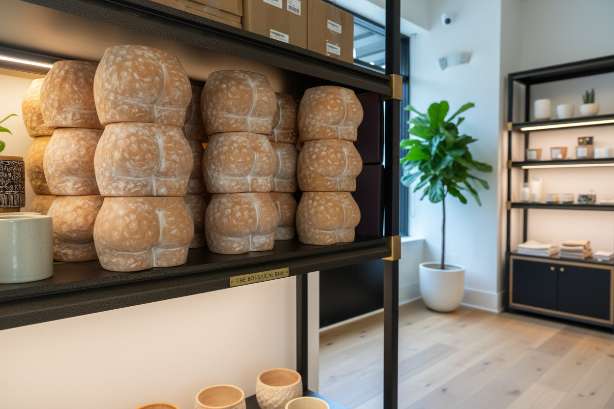 Terracotta Dimpled Butt Planter | Cacti, Succulent Pot | 5" Bohemian Home Decor