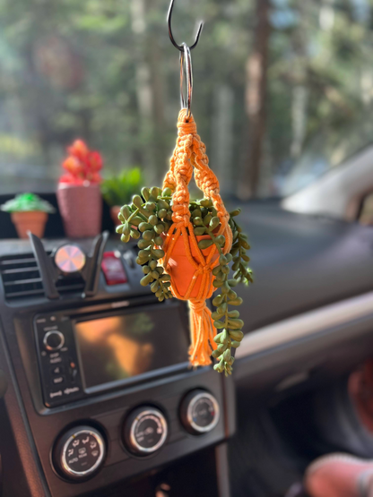 Macrame Car Hanger for Plants