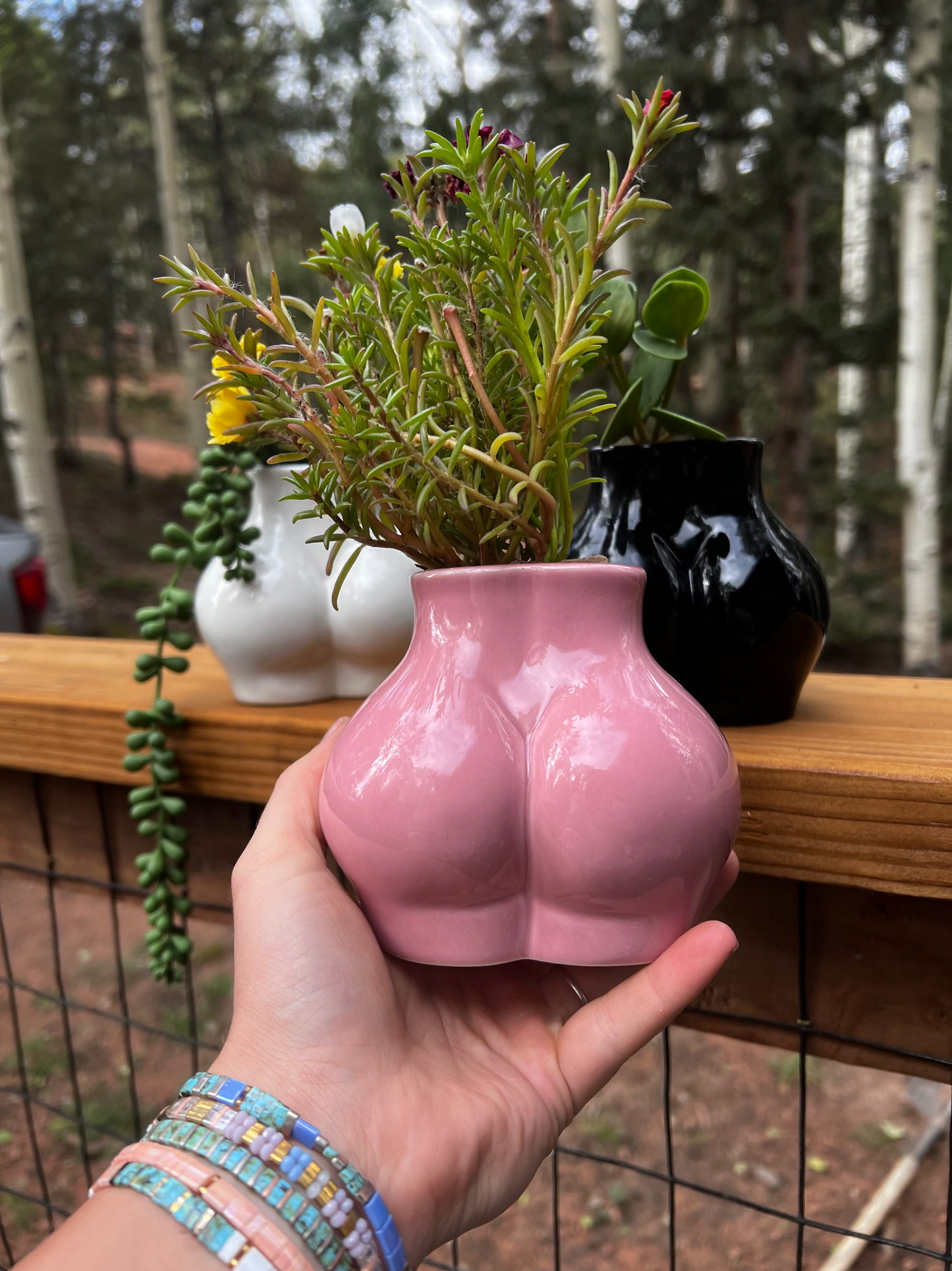 Ceramic Booty Planters